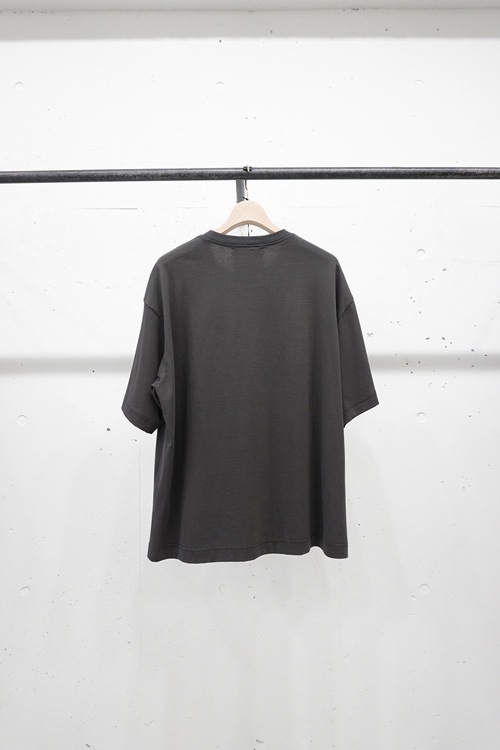 CULLNI ����� Cotton Jersey Embroidery Patch Pullover CHAECOAL  25-SS-038B