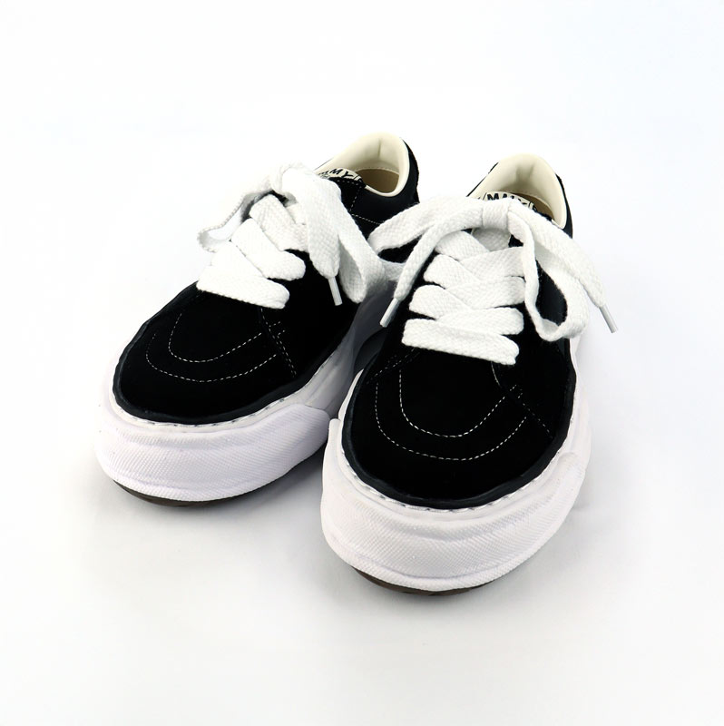 Maison MIHARA YASUHIRO �᥾�� �ߥϥ�䥹�ҥ� "ERIC" OG Sole Mix Material Low-Top Sneaker �֥�å� A16FW701