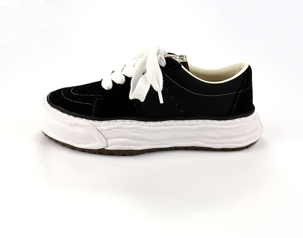 Maison MIHARA YASUHIRO �᥾�� �ߥϥ�䥹�ҥ� "ERIC" OG Sole Mix Material Low-Top Sneaker �֥�å� A16FW701