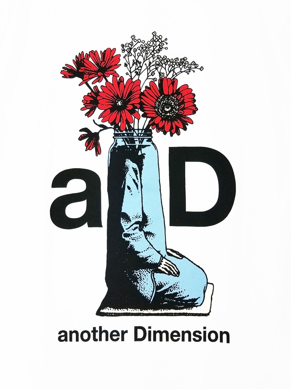 UNDERCOVER アンダーカバー TEE Flower another Dimension ホワイト