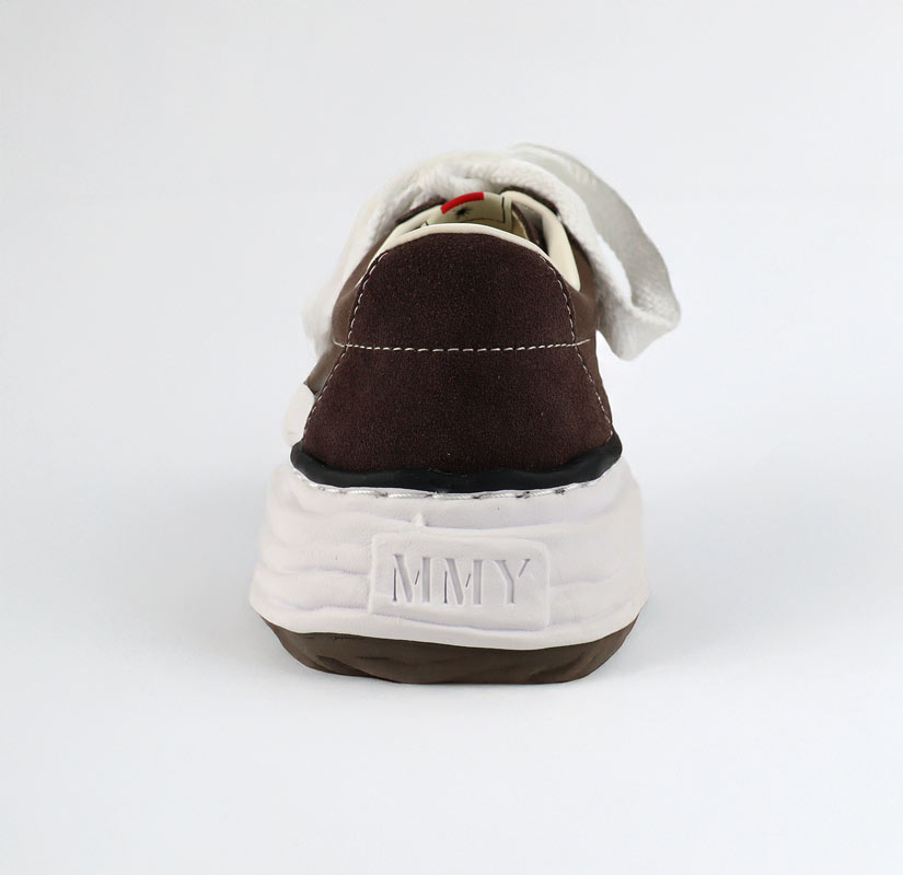 Maison MIHARA YASUHIRO �᥾�� �ߥϥ�䥹�ҥ� "ERIC" OG Sole Mix Material Low-Top Sneaker �֥饦�� A16FW701