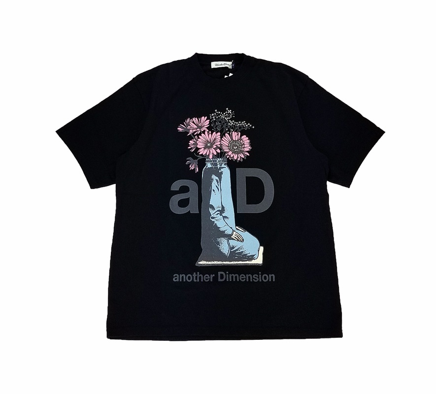 【archive】UNDERCOVERアンダーカバーUTOPIE蜘蛛Tシャツ黒1 コットンワイドショートTシャツ A UC1E8806ー3