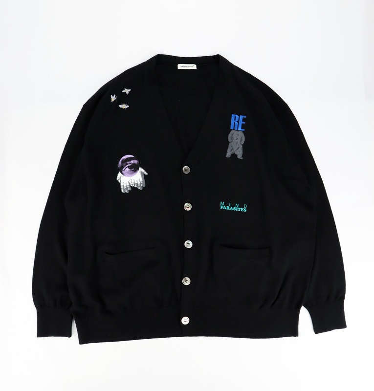 ��26SS��UNDERCOVER MEN'S PRE-COLLECTION ����������С���󥺥ץ쥳�쥯����� ������ե��顼����˥åȥ����ǥ����� �֥�å� UP1F4903