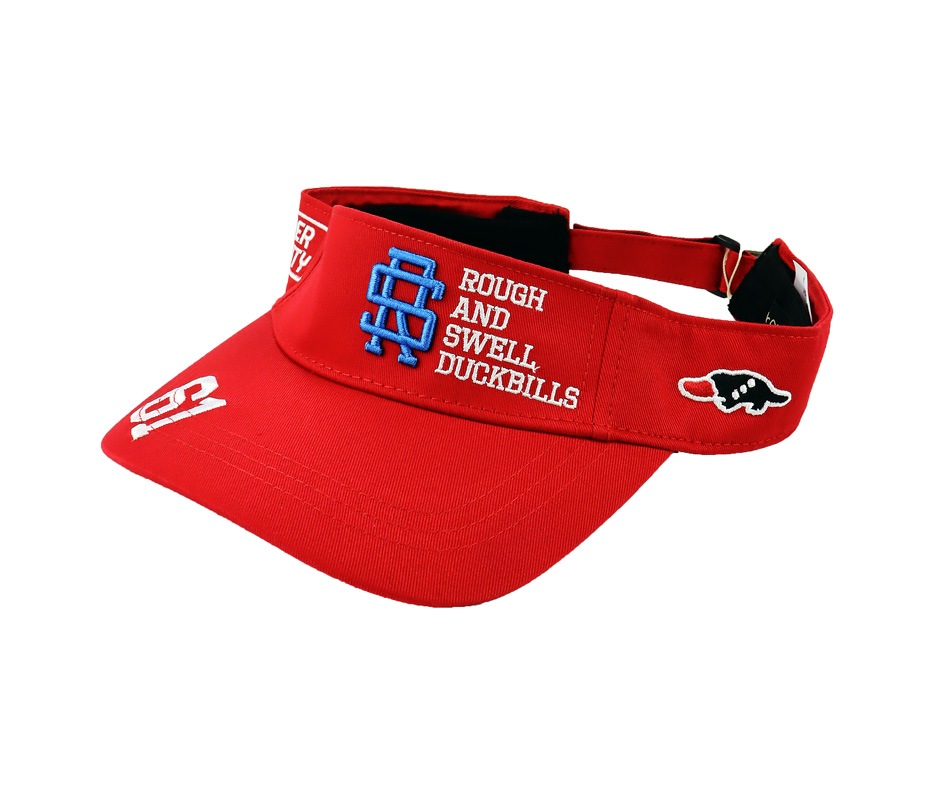 rough&swell ラフアンドスウェル TEAM TOUR SUN VISOR バイザー レッド