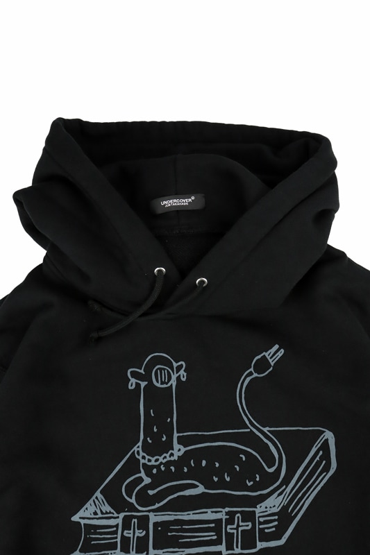 UNDERCOVER アンダーカバー HOODIE GRACE IDOLATRY/flocky ブラック