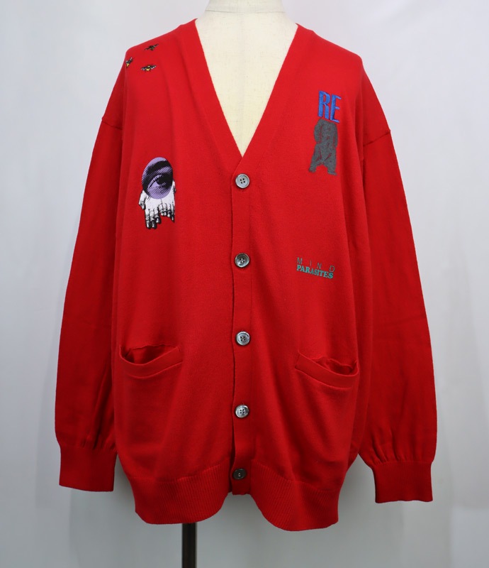 と様　the Shepherd undercover 赤 カーディガン the Shepherd undercover 赤 カーディガン undercover cardigan 23SS