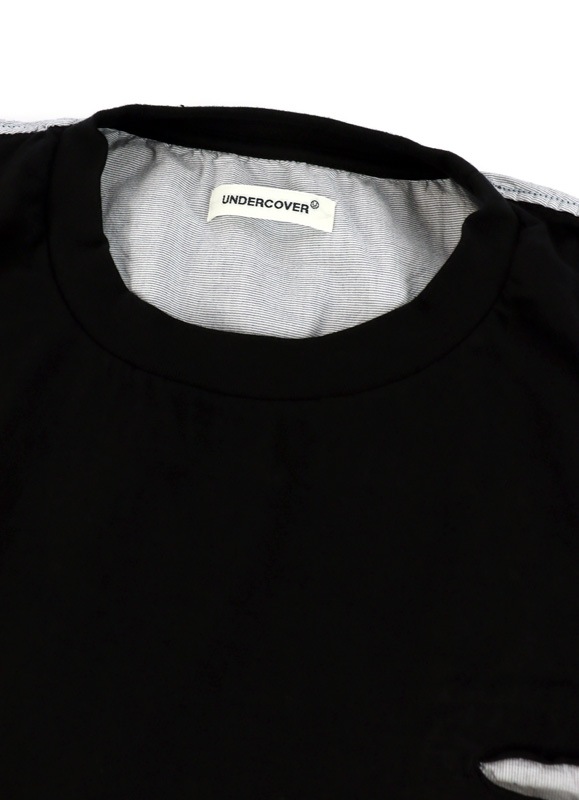 ��26SS��UNDERCOVER MEN'S PRE-COLLECTION ����������С���󥺥ץ쥳�쥯����� Co�����ץ饤����ST�衼������PKTEE �֥�å� UP1F4805