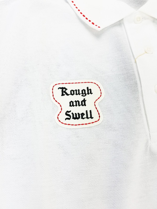 rough&swell ラフアンドスウェル STITCH POLO ポロシャツ ホワイト RSM