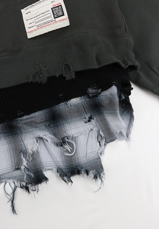 25AW】Maison MIHARA YASUHIRO メゾン ミハラヤスヒロ Triple Layered 25AW】Maison MIHARA YASUHIRO メゾン ミハラヤスヒロ Triple Layered