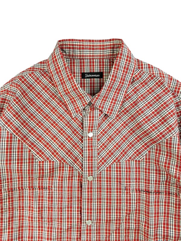 UNDERCOVERISM アンダーカバーイズム チェック ウエスタン半袖シャツ UNDERCOVER アンダーカバー 14SS M4404-2 UNDERCOVERISM