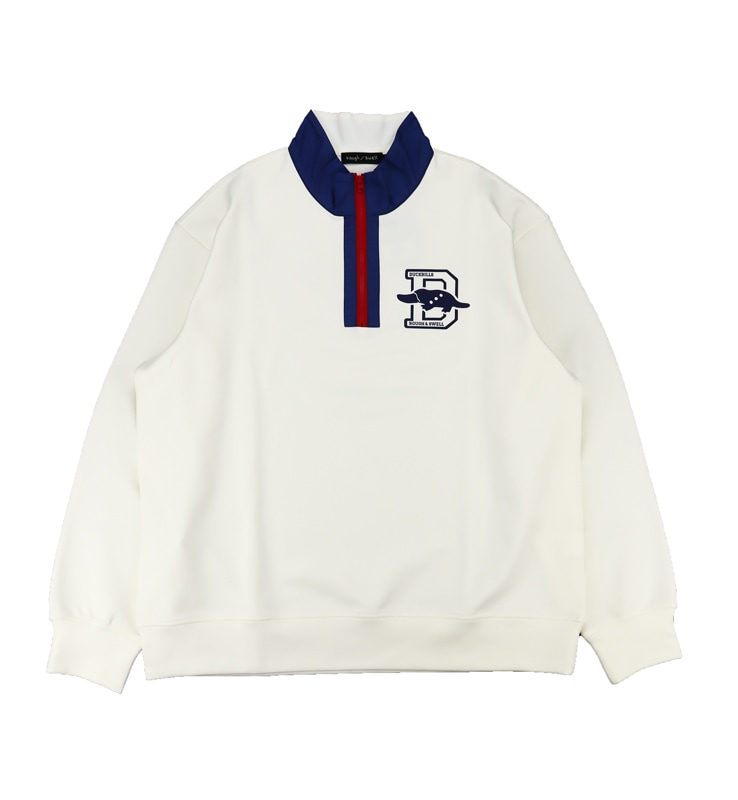 メンズウェア rough & swell BIG D ZIP SWEAT GO/LOOK!（ゴルック）｜rough & swell BIG D ZIP SWEAT ネイビー