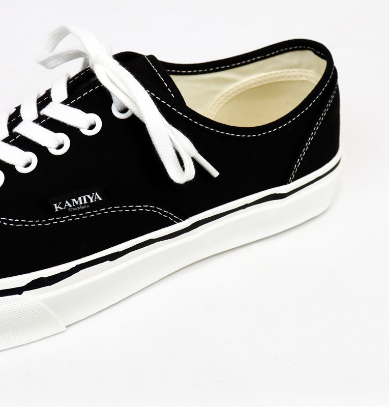 25SSKAMIYA ߥ "Herc" Vulcanize Sneaker ֥å G11FW701