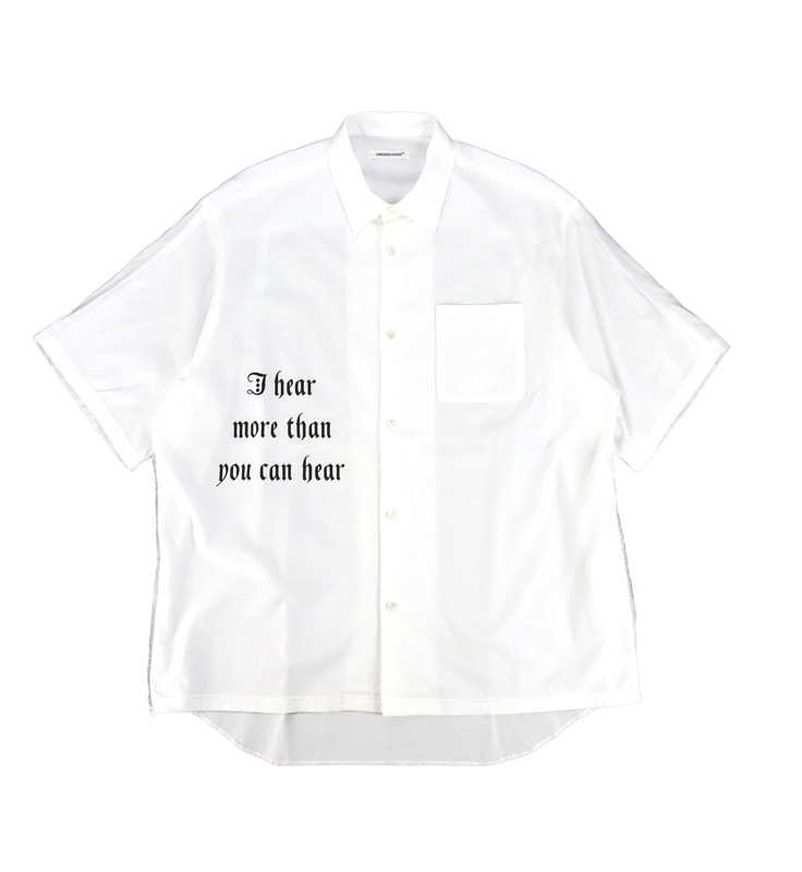 ��26SS��UNDERCOVER MEN'S PRE-COLLECTION ����������С���󥺥ץ쥳�쥯����� ����ŷ������Ⱦµ����� I hear �ۥ磻�� UP1F4404