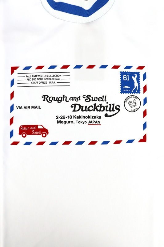 rough&swell ��ե���ɥ������� AIR MAIL MOCK ��å��ͥå� �ۥ磻�� RSM-26034