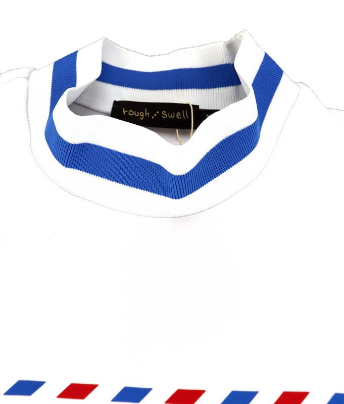 rough&swell ��ե���ɥ������� AIR MAIL MOCK ��å��ͥå� �ۥ磻�� RSM-26034