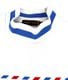 rough&swell ��ե���ɥ������� AIR MAIL MOCK ��å��ͥå� �ۥ磻�� RSM-26034