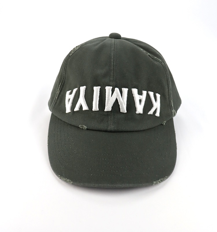 ��26SS��KAMIYA ���ߥ� ��KAMIYA�� Upside-Down Distressed Cap ������ G16CA104