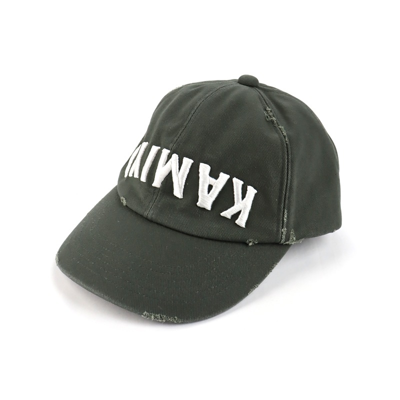 ��26SS��KAMIYA ���ߥ� ��KAMIYA�� Upside-Down Distressed Cap ������ G16CA104