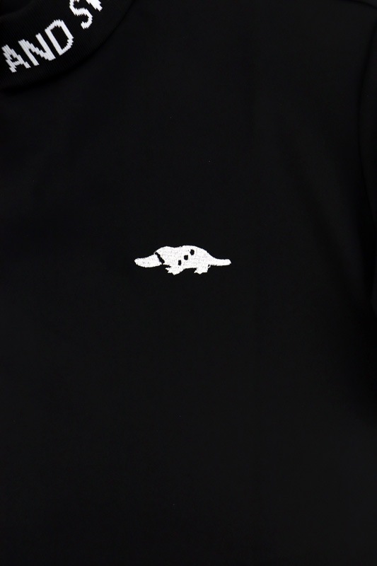 rough&swell ��ե���ɥ������� COLLAR LOGO MOCK ��å��ͥå� �֥�å� RSM-26036