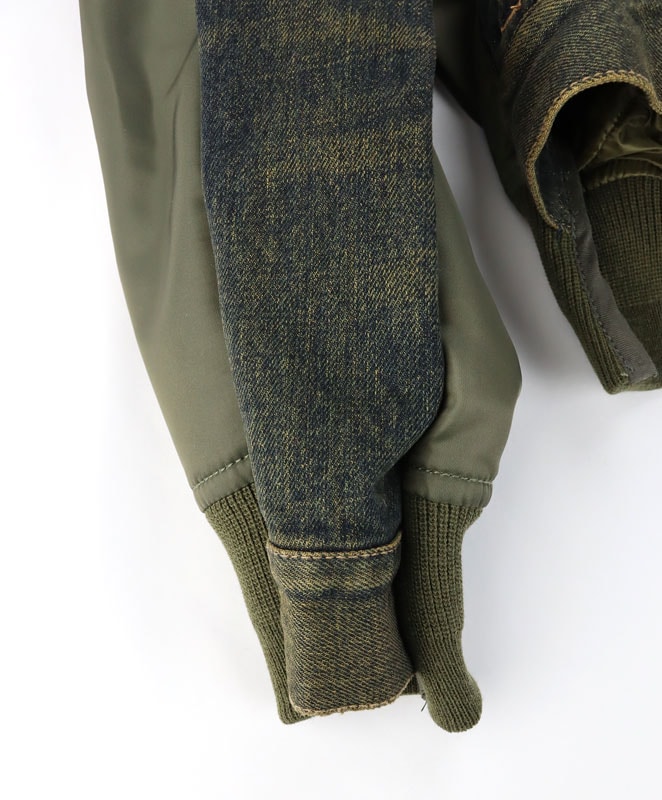 ��26SS��Maison MIHARA YASUHIRO �᥾�� �ߥϥ�䥹�ҥ� Front Back Combined Denim Jacket ����ǥ��� A16BL021