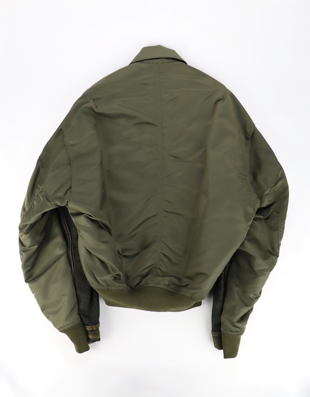 ��26SS��Maison MIHARA YASUHIRO �᥾�� �ߥϥ�䥹�ҥ� Front Back Combined Denim Jacket ����ǥ��� A16BL021