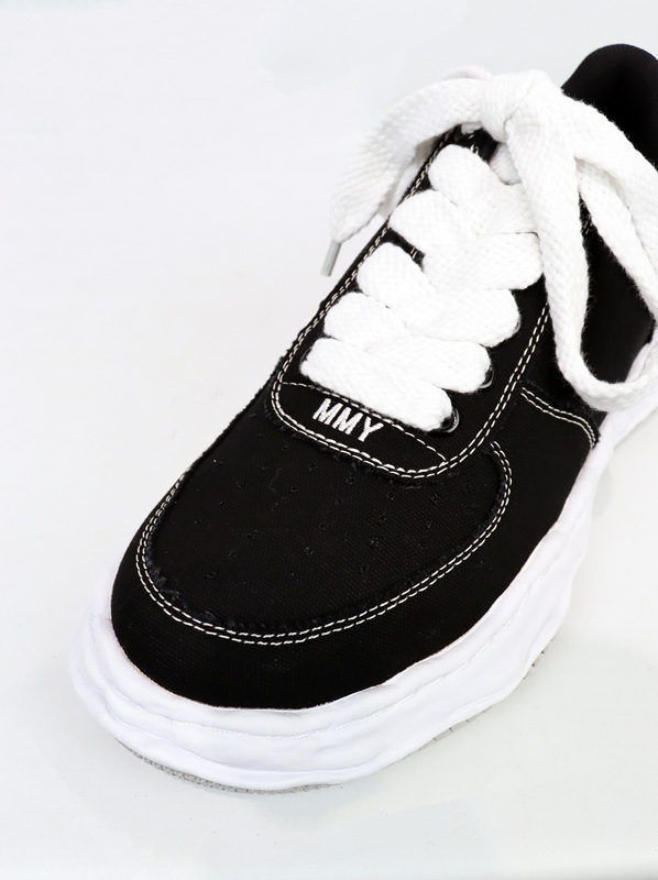 Maison MIHARA YASUHIRO �᥾�� �ߥϥ�䥹�ҥ� "WAYNE" OG Sole Canvas Low-top Sneaker BLACK A10FW720