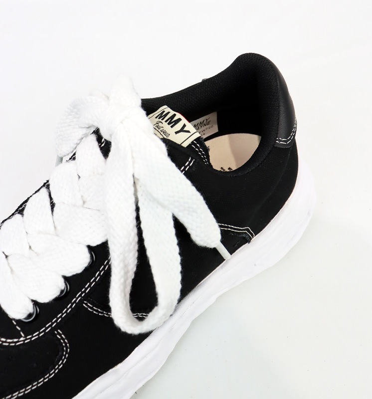 Maison MIHARA YASUHIRO �᥾�� �ߥϥ�䥹�ҥ� "WAYNE" OG Sole Canvas Low-top Sneaker BLACK A10FW720
