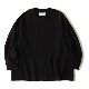 24SSWhite Mountaineering Repose Wear ۥ磻ȥޥƥ˥ RASCHEL RAGLAN OVERD SIZED PULLOVERBLACK RW2471501