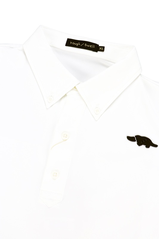 rough&swell ��ե���ɥ������� SOLID TOUR POLO �ݥ������ �ۥ磻�� RSM-25002 / ����ե����� ��� ���&��������