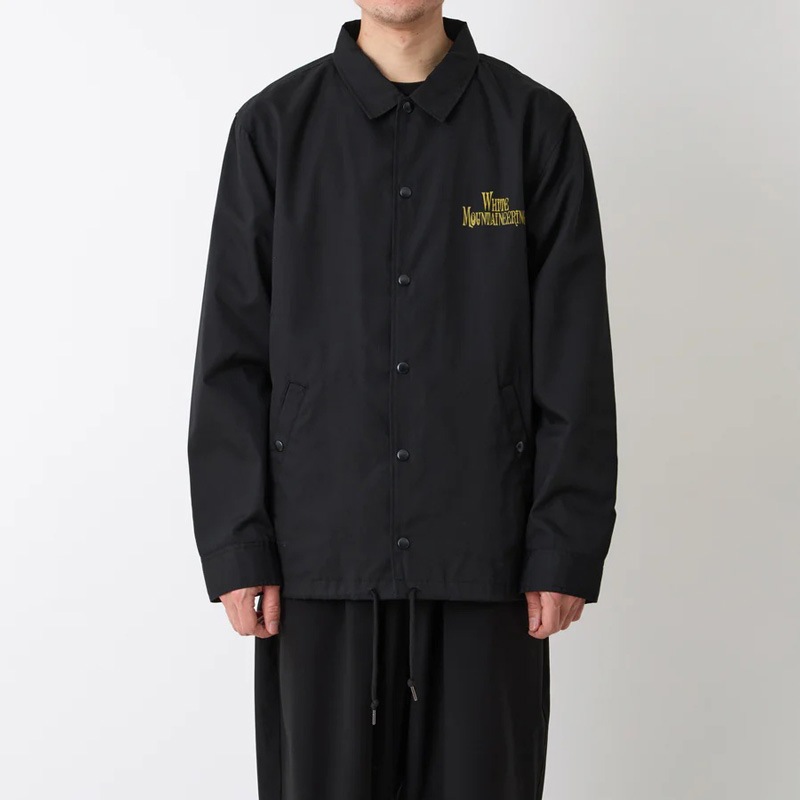 25AWWhite Mountaineering  ۥ磻ȥޥƥ˥󥰡QOTSA LULLABIES TO PARALYZE COACH JACKET BLACKBC2573203