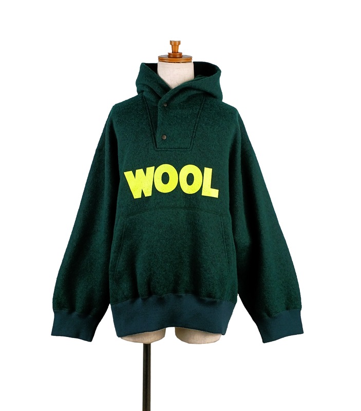 kolor BEACON カラービーコン ウールテリーパーカー グリーン 22WBM 