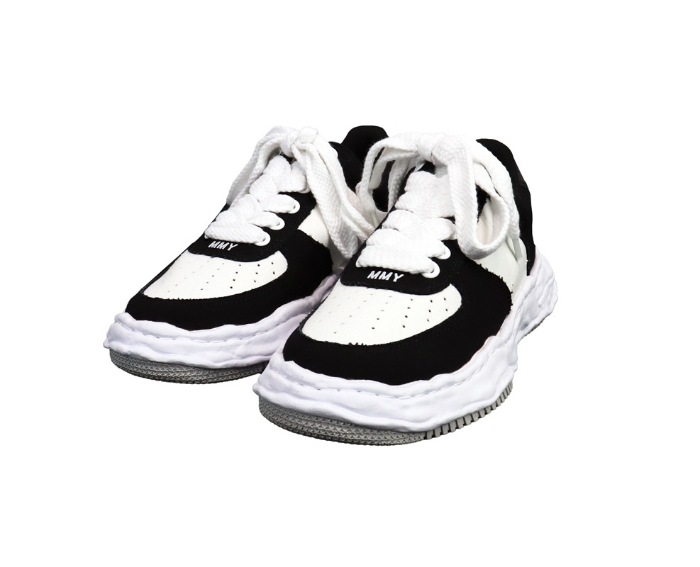 Maison MIHARA YASUHIRO �᥾�� �ߥϥ�䥹�ҥ� "WAYNE" OG Sole Canvas Low-top Sneaker BLACK/WHITE A10FW720