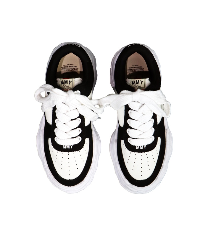 Maison MIHARA YASUHIRO �᥾�� �ߥϥ�䥹�ҥ� "WAYNE" OG Sole Canvas Low-top Sneaker BLACK/WHITE A10FW720
