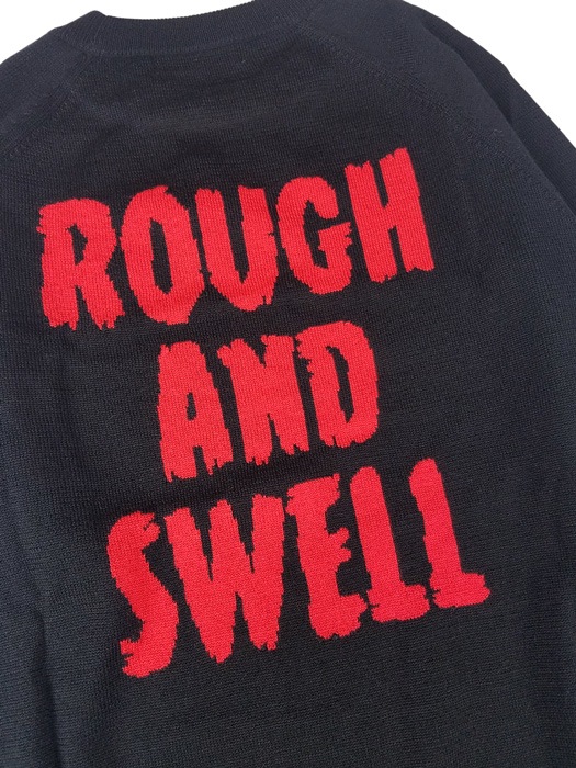 rough&swell ラフアンドスウェル G.I.D. KNIT ニット ブラック RSM rough&swell ラフアンドスウェル G.I.D. KNIT ニット ブラック RSM