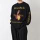 25AWWhite Mountaineering  ۥ磻ȥޥƥ˥ QOTSA LULLABIES TO PARALYZE L/S T-SHIRT BLACK BC2573507