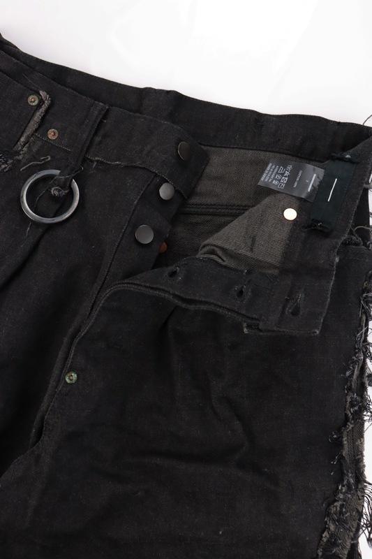 MINUS �ޥ��ʥ� Slash Seam Twist Cargo Jeans(NOIR) M-P1-PT21