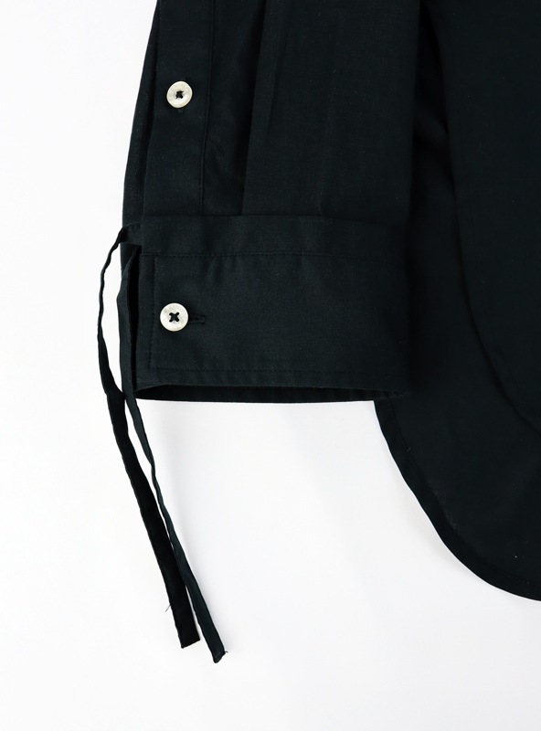 ��30��OFF��KAMIYA ���ߥ� Drawstring Cuff Shirt �֥�å� G16SH050