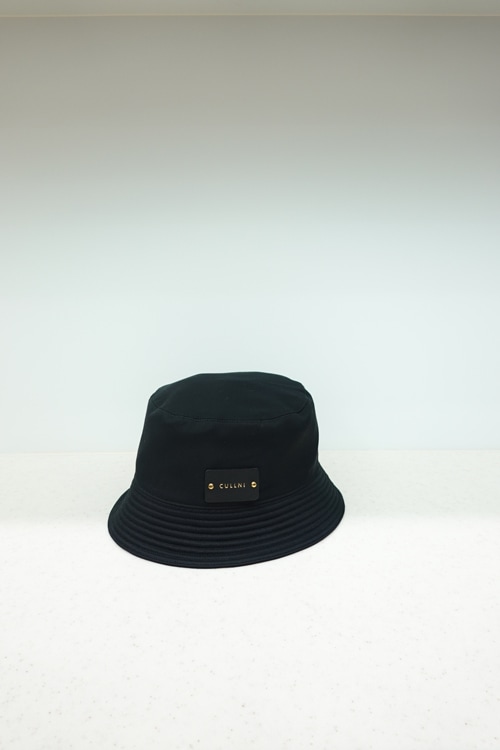 23SSCULLNI  Bulky Chino Bucket Hat BLACK CP-009