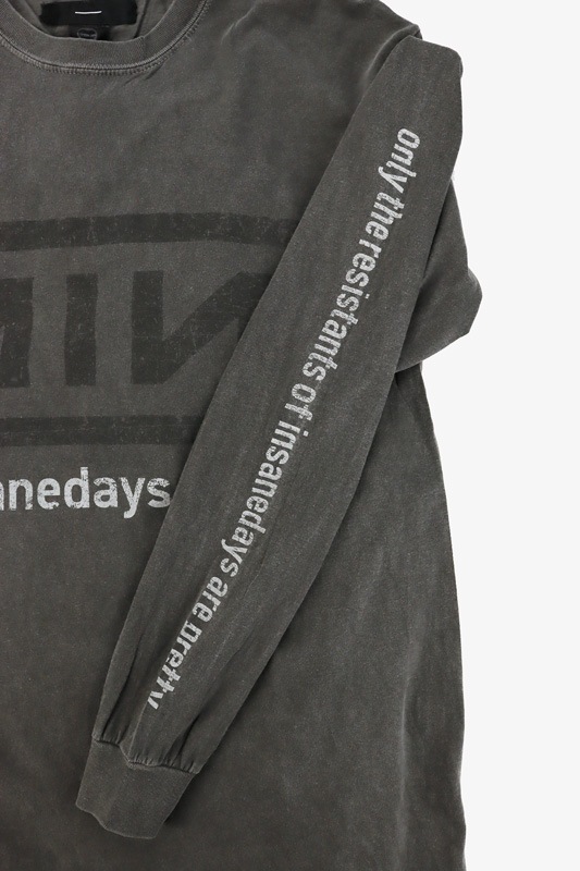 MINUS �ޥ��ʥ� Bootleg Long Sleeve(BALLADE)10YEARS BLACK M-P1-BG2