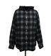 25AWKAMIYA ߥ Hooded Check Shirt ֥å G15SH055