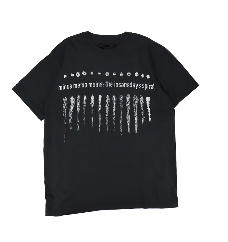 25AW】MINUS マイナス Bootleg Tee(MONOCHROME SHINE)5YEARS BLACK M