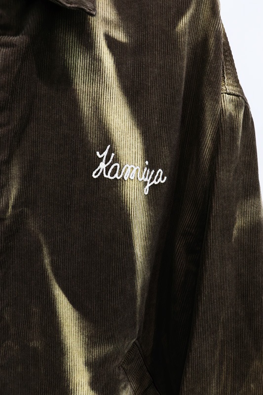 25AWKAMIYA ߥ Sun Faded Like Corduroy Work Jacket  G15BL033