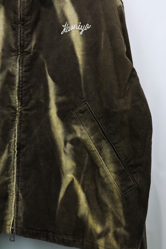 25AWKAMIYA ߥ Sun Faded Like Corduroy Work Jacket  G15BL033