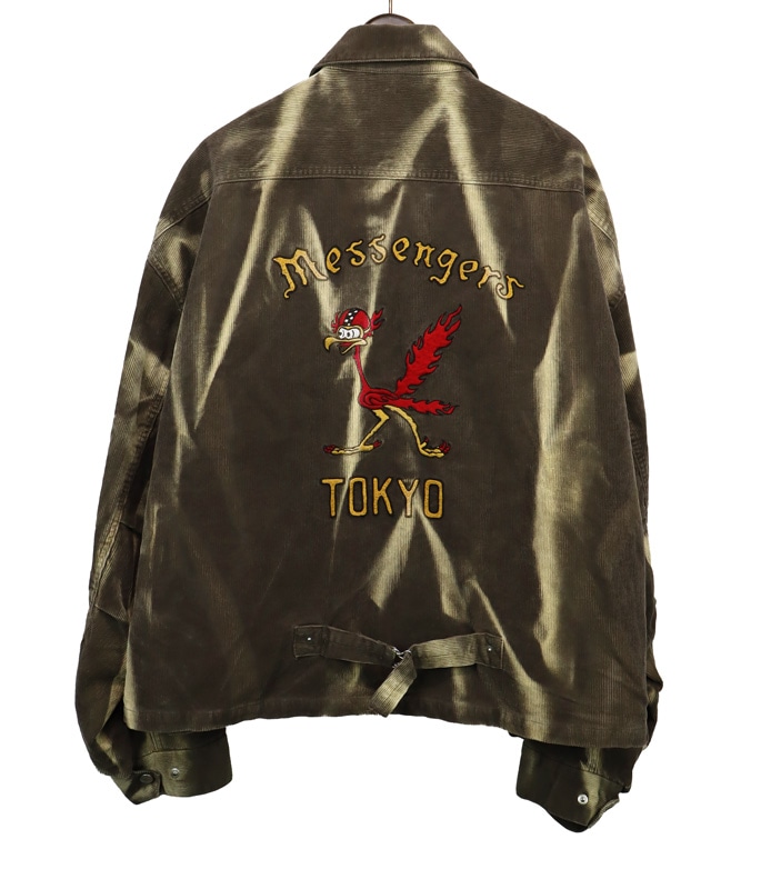 25AWKAMIYA ߥ Sun Faded Like Corduroy Work Jacket  G15BL033