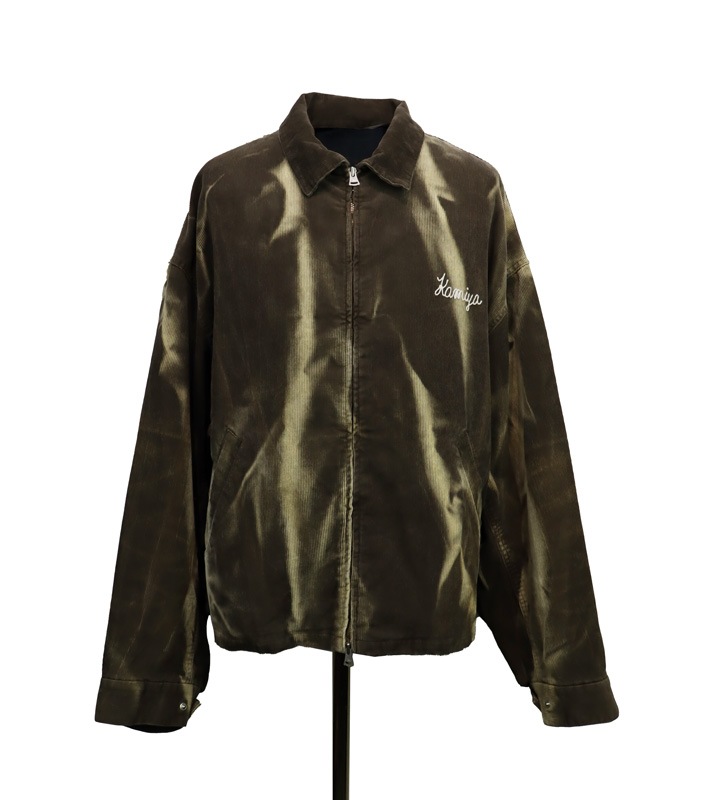 25AWKAMIYA ߥ Sun Faded Like Corduroy Work Jacket  G15BL033