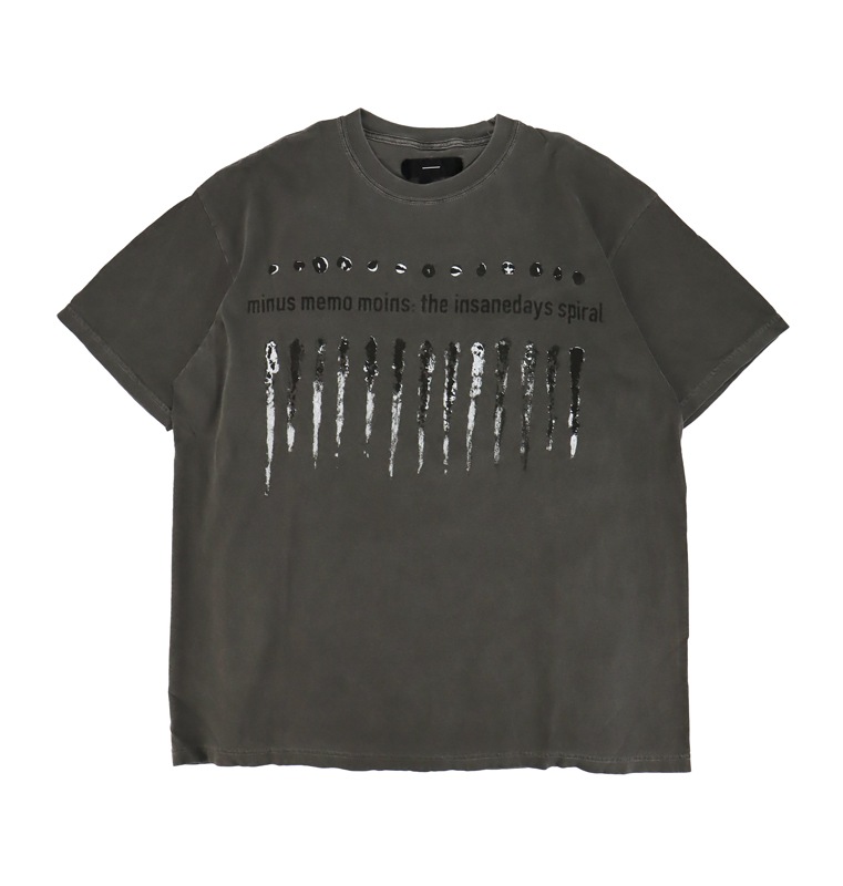 MINUS �ޥ��ʥ� Bootleg Tee(MONOCHROME SHINE)10YEARS BLACK M-P1-BG3