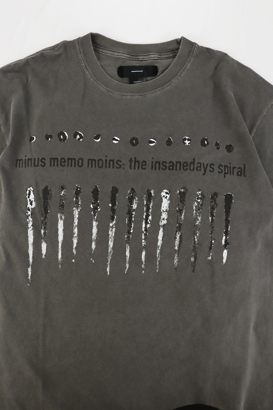 MINUS �ޥ��ʥ� Bootleg Tee(MONOCHROME SHINE)10YEARS BLACK M-P1-BG3