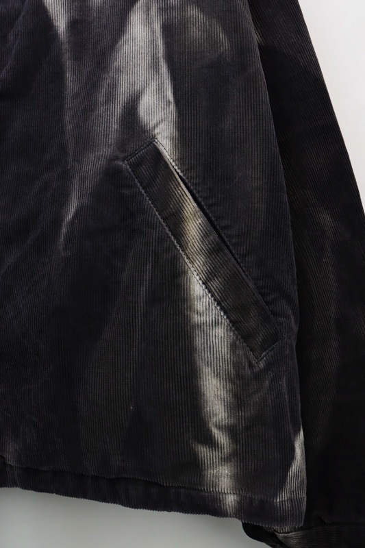 25AWKAMIYA ߥ Sun Faded Like Corduroy Work Jacket ֥å G15BL033