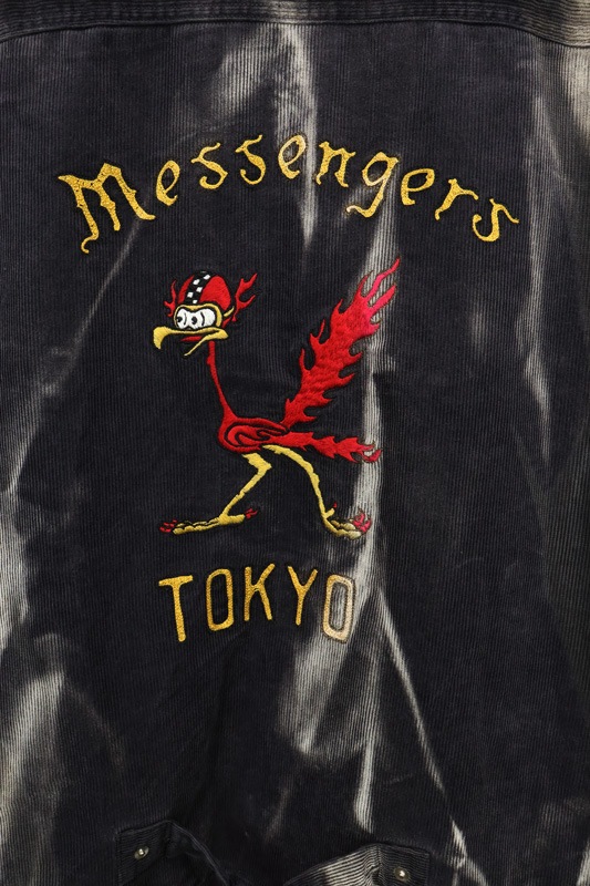 25AWKAMIYA ߥ Sun Faded Like Corduroy Work Jacket ֥å G15BL033