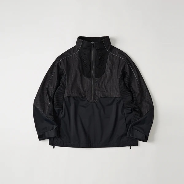 [26SS]White Mountaineering  �ۥ磻�ȥޥ���ƥ˥���� WINDSTOPPER PULLOVER BLACK BK2671202